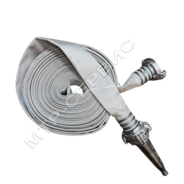 Рукав пожарный для кранов морозостойкий РПК-(В)-50-1,0-УХЛ1 с головкой ГР-50А и стволом ручным РС-50.01А (скатка 15,5м)